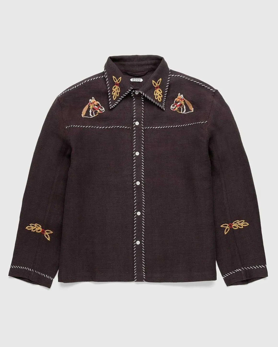 Vis Pony Overshirt Brun