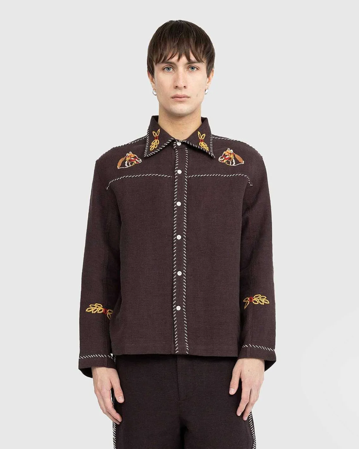 Vis Pony Overshirt Brun