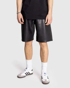 Zoran Eco Imiteret Laedershorts Sort